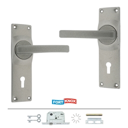 M3E25 - 3 Lever Lockset Satin Chrome | Eureka DIY Solutions Pty Ltd